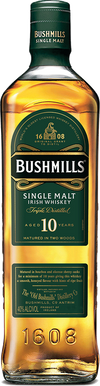 Bushmills Single Malt 10 Year Irish Whskey 1 Litre                                                       