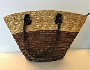 Handbag 2015-5 Straw Brown/Tan