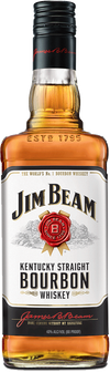 Jim Beam Kentucky Straight Bourbon Whiskey 1 Litre                                                    