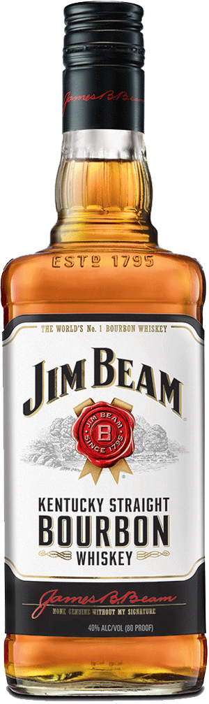 Jim Beam Kentucky Straight Bourbon Whiskey 1 Litre                                                    