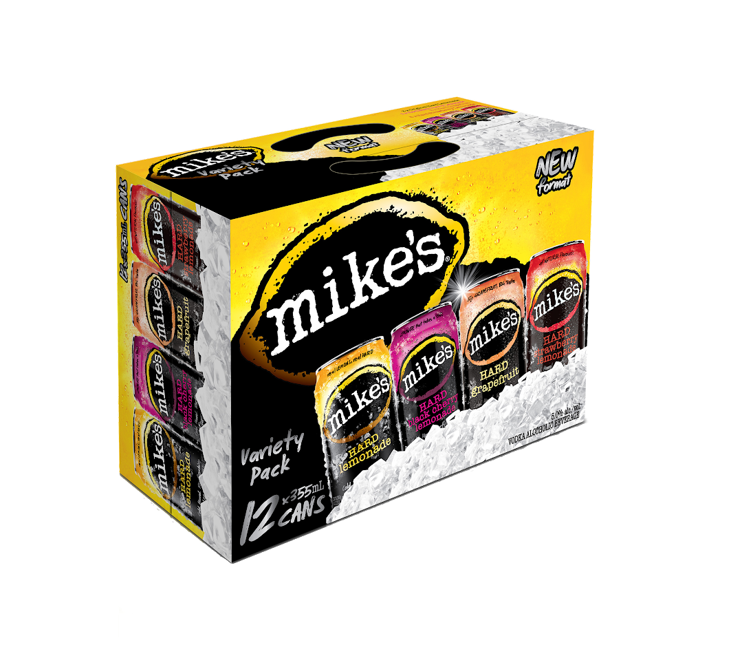 Mike's Hard Variety Pack 355ml 12 pack – Emerson Duty Free