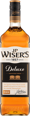 J.P. Wiser's De Luxe Canadian Whisky 1 Litre                                                                           